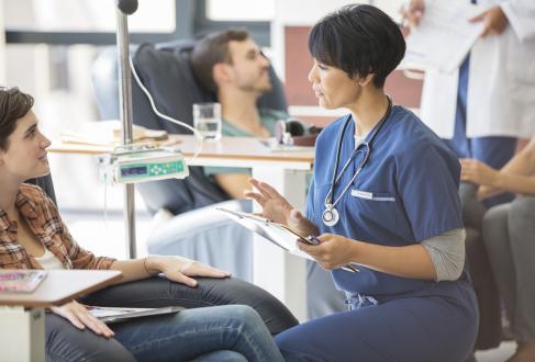 Image of patients receiving infusion